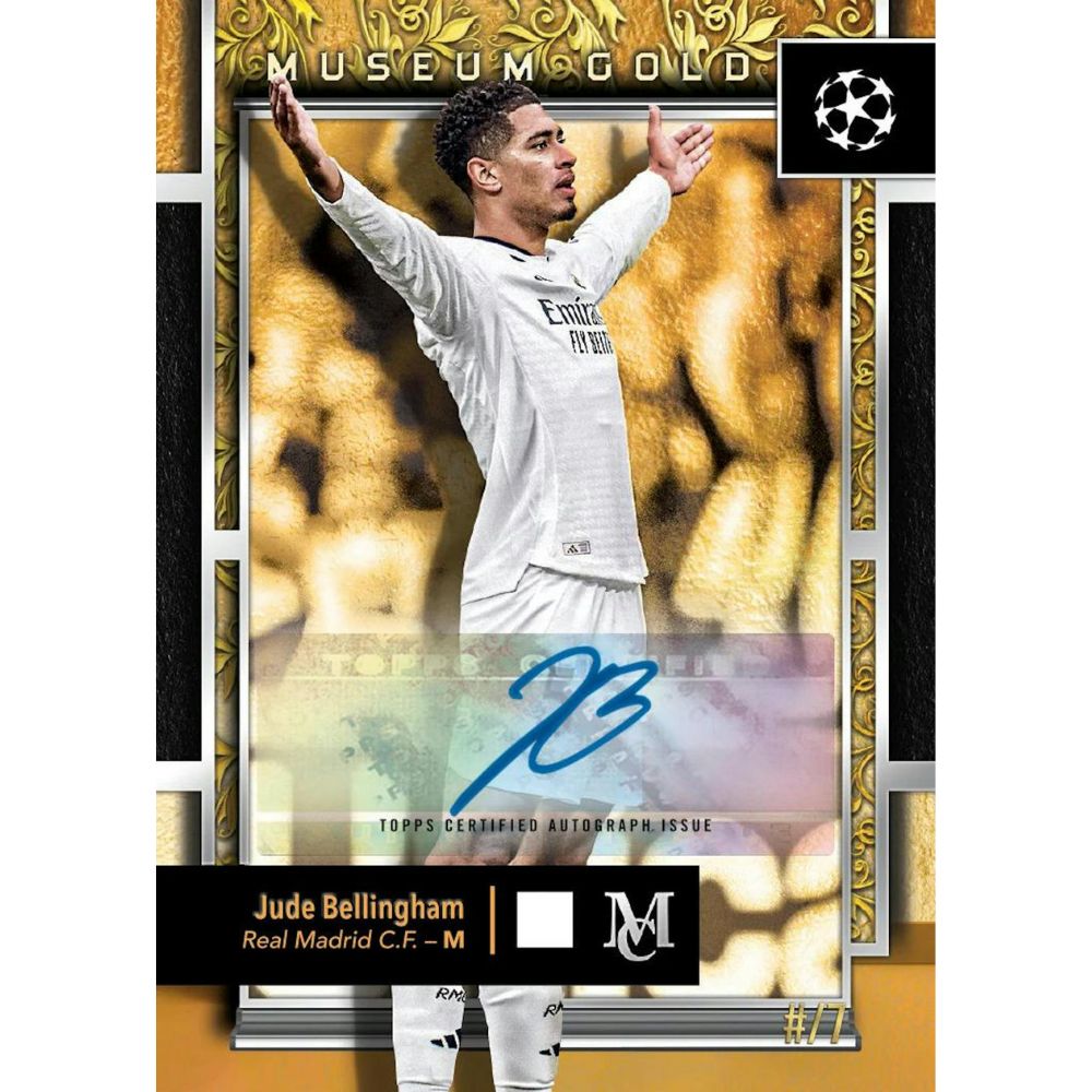 2024/25 Topps UEFA Club Competitions Museum Collection Soccer Hobby Box