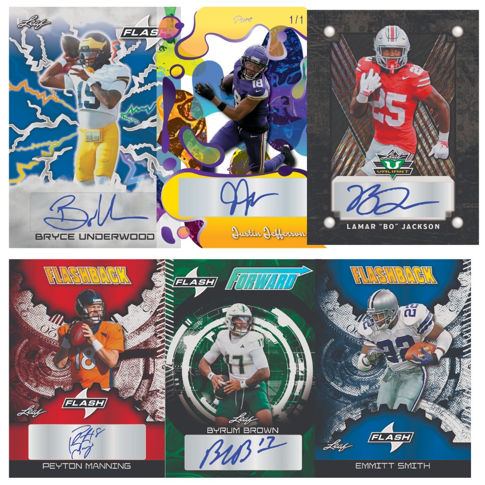 2025 Leaf Eclectic Signature Series Football Hobby Box