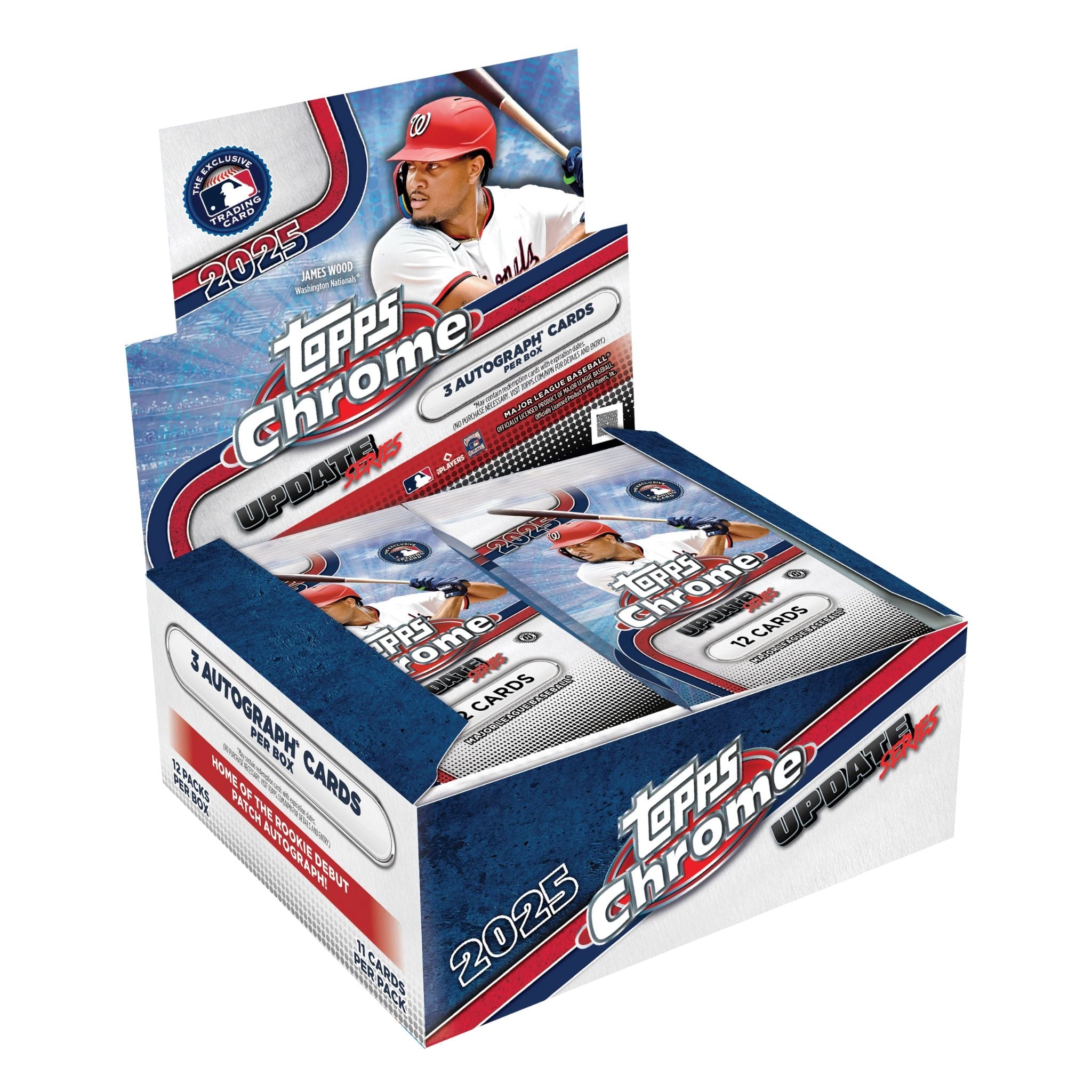 2025 Topps Chrome Update Baseball Jumbo Box