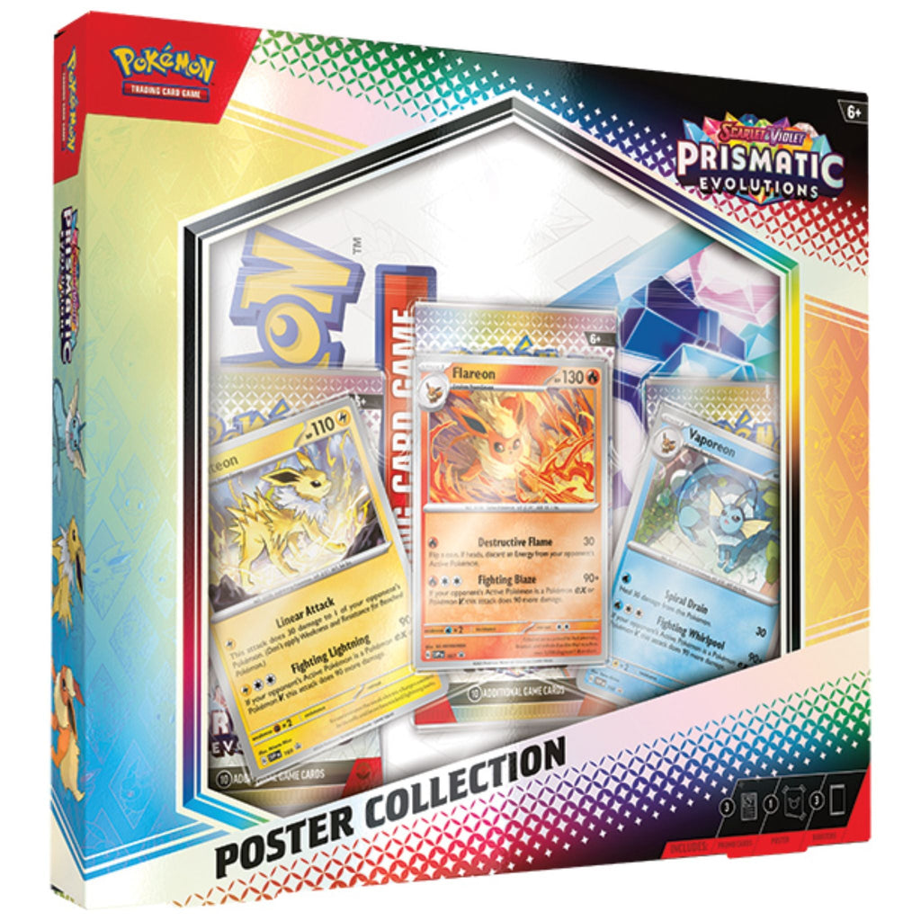 Pokemon Scarlet & Violet Prismatic Evolutions Poster Collection