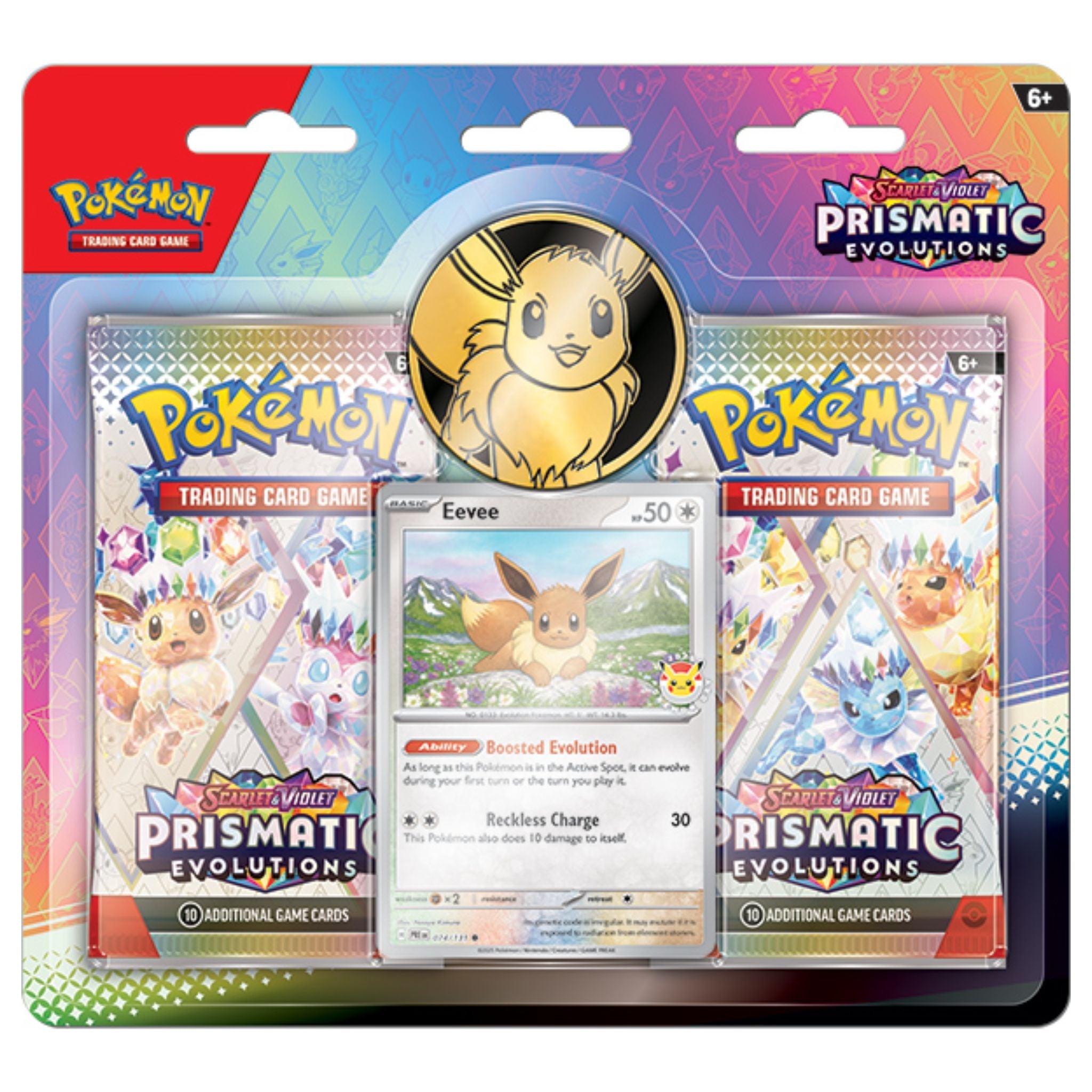 Pokemon Scarlet & Violet Prismatic Evolutions 2-Pack Blister