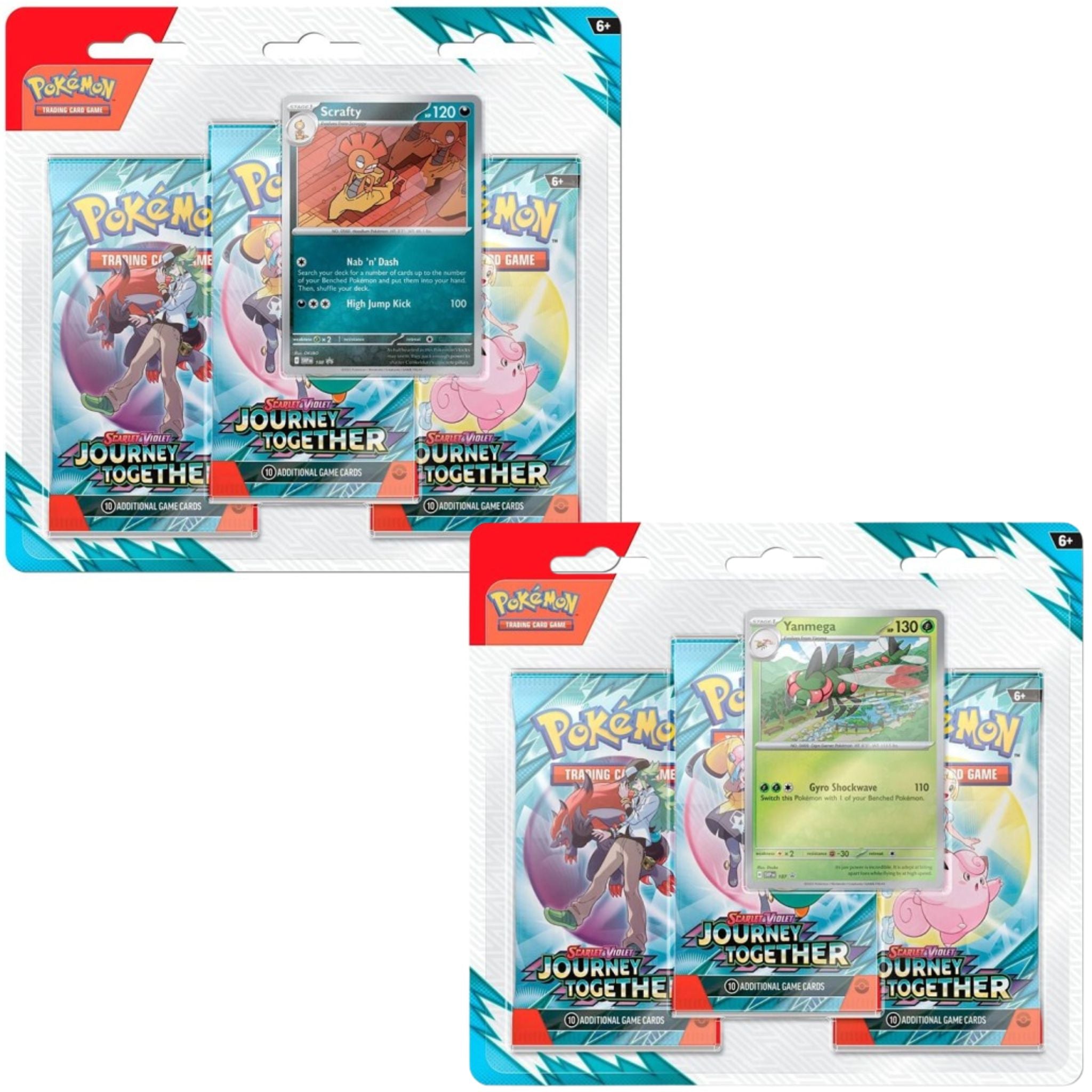 Pokemon Scarlet & Violet Journey Together 3-Pack Booster Blister