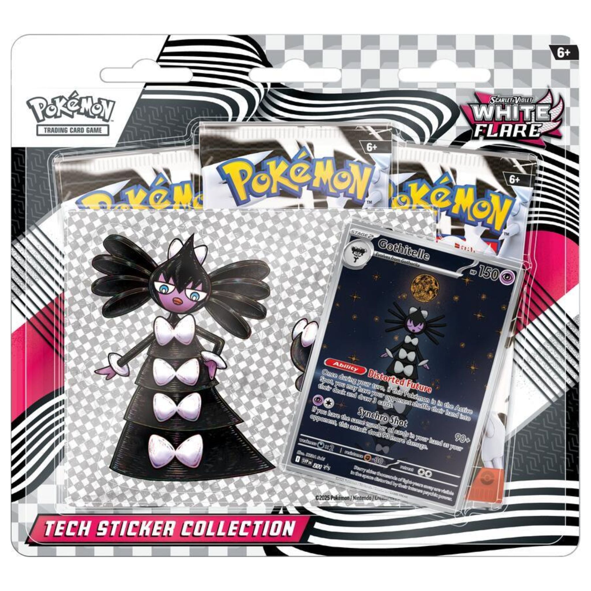 Pokemon Scarlet & Violet White Flare Tech Sticker Collection